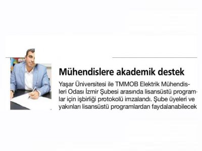 MÜHENDİSLERE AKADEMİK DESTEK (HABERTÜRK EGELİ)