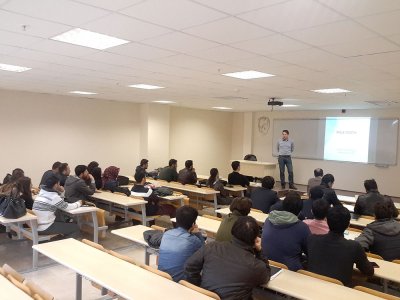 ATILIM ÜNİVERSİTESİ MÜHENDİSLİK FAKÜLTESİ ELEKTRİK ELEKTRONİK MÜHENDİSLİĞİ ÖĞRENCİLERİNE YÖNELİK PROJE YÖNETİMİ SEMİNERİ DÜZENLENDİ
