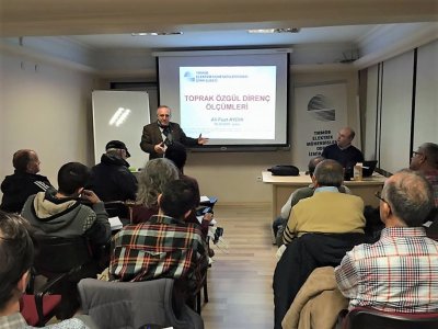 `TOPRAK ÖZGÜL DİRENÇ ÖLÇÜM YÖNTEMLERİ` SEMİNERİ YAPILDI