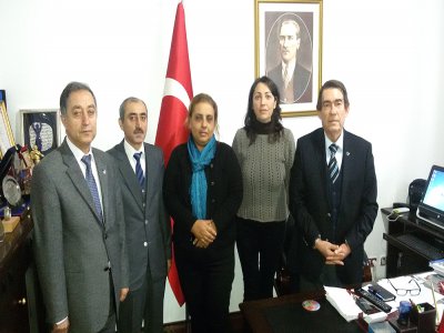 EMO ANKARA ŞUBESİ YÖNETİM KURULU BAŞKANI EBRU AKGÜN YALÇIN, ANKARA VALİ YARDIMCISI HASAN ERSAN İLE GÖRÜŞTÜ