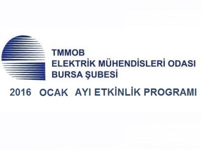 2016 OCAK AYI ETKİNLİK PROGRAMI