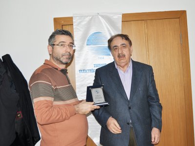 MESLEKTE 40.YILINI DOLDURAN SİDDIK BEKTAŞ`A PLAKETİ VERİLDİ