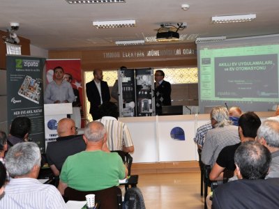 AKILLI EV UYGULAMALARI VE EV OTOMASYONU SEMİNERİ DÜZENLENDİ