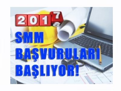 2017 SMM BAŞVURULARI BAŞLADI