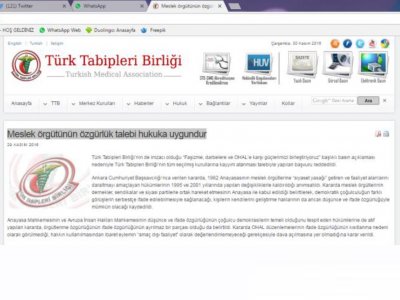 ANKARA CUMHURİYET BAŞSAVCILIĞI: `MESLEK ÖRGÜTÜNÜN ÖZGÜRLÜK TALEBİ, ÖRGÜTLENME VE İFADE ÖZGÜRLÜĞÜNÜN AYRILMAZ BİR PARÇASIDIR!