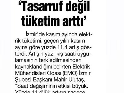 `TASARRUF DEĞİL TÜKETİM ARTTI` (HABERTÜRK EGELİ)