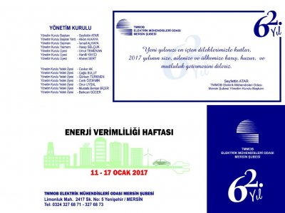 EMO MERSİN ŞUBESİNDEN YENİ YIL TEBRİĞİ