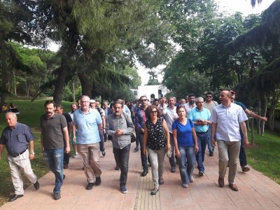 ADALET NÖBETİNE DESTEK İÇİN MAÇKA PARKINDAYDIK
