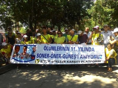 SİNOP; SONER, ÖNER VE GÜNEŞ`İ UNUTMADI