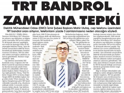 TRT BANDROL ZAMMINA TEPKİ (SONSÖZ)