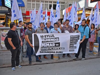 TMMOB: DÜNDEN BUGÜNE AYNI KARARLILIK VE İNANÇLA 19 EYLÜL TMMOB MMŞP DAYANIŞMA GÜNÜNÜ KUTLUYORUZ