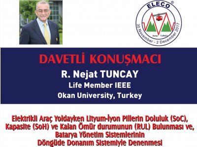 ELECO 2017 DAVETLİ KONUŞMACI