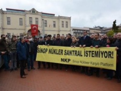 SİNOP NGS HALKIN KATILIMI TOPLANTISINA (ÇED) HALK ALINMADI