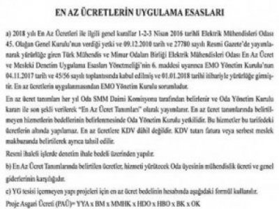 2018 YILI EN AZ ÜCRETLERİ RESMİ GAZETEDE YAYIMLANDI
