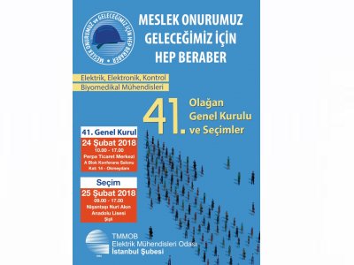 EMO İSTANBUL ŞUBESİ 41. OLAĞAN GENEL KURULU DUYURUSU