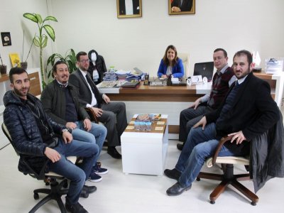 ODUNPAZARI BELEDİYESİ`NDEKİ ÜYELERİMİZ ZİYARET EDİLDİ