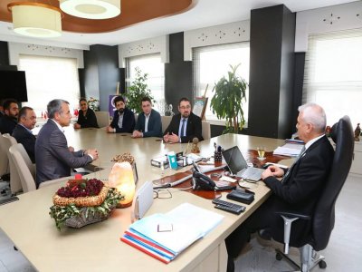 YÖNETİM  KURULUMUZ NİLÜFER BELEDİYESİNİ ZİYARET ETTİ