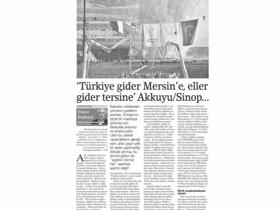 TÜRKİYE GİDER MERSİNE, ELLER GİDER TERSİNE (FİKRET BAŞKAYA, BİRGÜN, 05.04.2018)