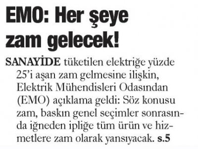 EMO: HER ŞEYE ZAM GELECEK (EVRENSEL)