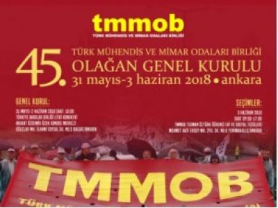 TMMOB 45. OLAĞAN GENEL KURULU TOPLANDI