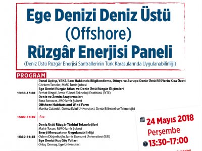 “DENİZ ÜSTÜ RÜZGâR ENERJİSİ” PANELİ DÜZENLENDİ