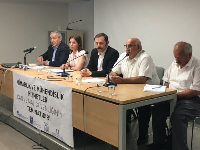 BASIN AÇIKLAMASI: MÜHENDİSLER VE MİMARLAR YAPI ÜRETİM SÜRECİNDEN DIŞLANIYOR