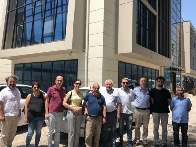 YENİ HİZMET VE EĞİTİM MERKEZİ`NİN ELEKTRİK TESİSAT İMALATLARI İNCELENDİ
