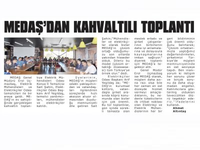 MEDAŞ`DAN KAHVALTILI TOPLANTI (PERVASIZ, 24.09.2018)