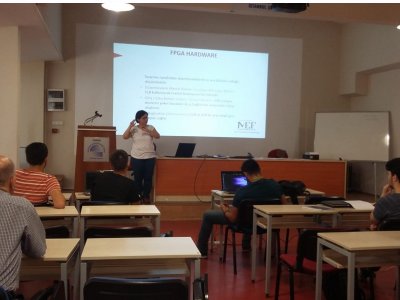 FPGA VE VERİLOG DONANIM TANIMLAMA DİLİNE GİRİŞ SEMİNERİ YAPILDI