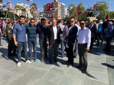 29 EKİM CUMHURİYET BAYRAMI ÇELENK SUNMA TÖRENİNE KATILIM SAĞLANDI