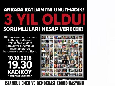 10 EKİM 2015 10.04 UNUTMADIK, AFFETMEYECEĞİZ !