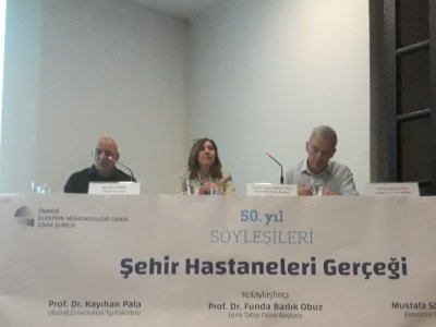 ŞEHİR HASTANELERİ GERÇEĞİ SÖYLEŞİSİ DÜZENLENDİ