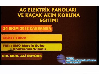 AG ELEKTRİK PANOLARI VE KAÇAK AKIM KORUMA EĞİTİMİ