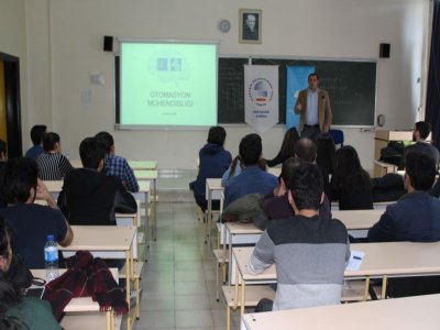 ROBOTİK VE OTOMASYON MÜHENDİSLİĞİ SEMİNERLERİ DÜZENLENDİ