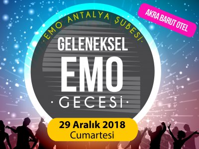2018 YILI GELENEKSEL EMO GECEMİZE DAVETLİSİNİZ!