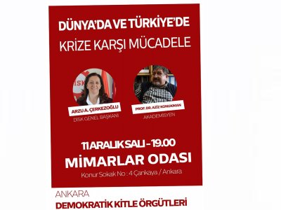 KRİZE KARŞI MÜCADELE PANELİ DÜZENLENİYOR