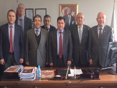 EMO HEYETİ TEDAŞ GENEL MÜDÜR YARDIMCISI MAHMUT YAĞIZ İLE GÖRÜŞTÜ