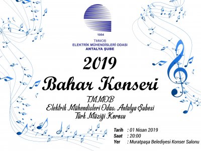TÜRK MÜZİĞİ KOROMUZUN `BAHAR KONSERİ`NDE BULUŞALIM!