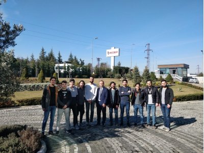 REÇBER KABLO FABRİKASINA TEKNİK GEZİ DÜZENLENDİ