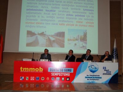TMMOB DÜNYA SU GÜNÜ SEMPOZYUMU GERÇEKLEŞTİRİLDİ