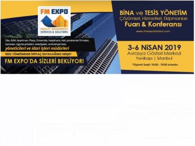 BİNA VE TESİS YÖNETİM ÇÖZÜMLERİ FUARINA KATILIYORUZ