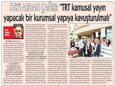 EMO VE HABER-SEN`DEN `İSTİHDAM FAZLASI PERSONEL` TEPKİSİ (ZAFER)