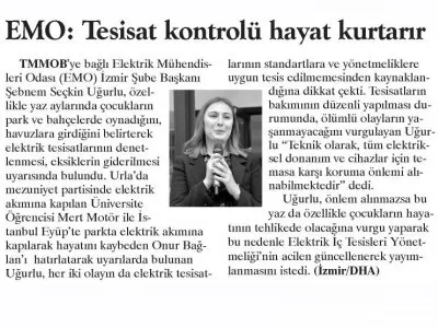 TESİSAT KONTROLÜ HAYAT KURTARIR (EVRENSEL)