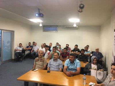 KAHRAMANMARAŞ TEMSİLCİLİĞİMİZDEKİ ÜYELERİMİZİN KATILIMI İLE 360° ENERJİ KONULU SEMİNER DÜZENLENDİ