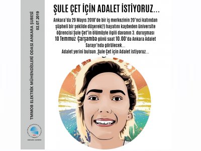 ŞULE ÇET İÇİN ADALET İSTİYORUZ