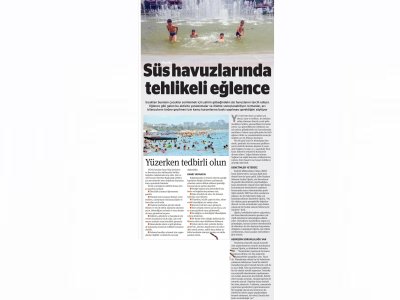SÜS HAVUZLARINDA TEHLİKELİ EĞLENCE (BİRGÜN)