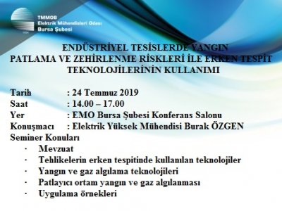 ENDÜSTRİYEL TESİSLERDE YANGIN, PATLAMA VE ZEHİRLENME RİSKLERİ İLE ERKEN TESPİT TEKNOLOJİLERİNİN KULLANIMI