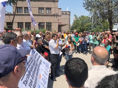TMMOB-DİSK-KESK-TTB-ASMMO; BU YAĞMAYA SESSİZ KALMAYACAĞIZ