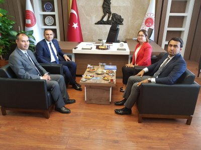 GAZİANTEP ADALET KOMİSYONU BAŞKANI VE GAZİANTEP BİLİRKİŞİLİK BÖLGE KURULU BAŞKANI ZİYARET EDİLDİ