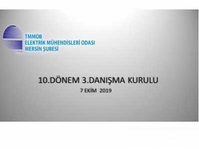 10.DÖNEM 3.DANIŞMA KURULUMUZU BAŞARIYLA TAMAMLADIK.